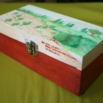 toskania, florencja, pejzaż, szkatułka